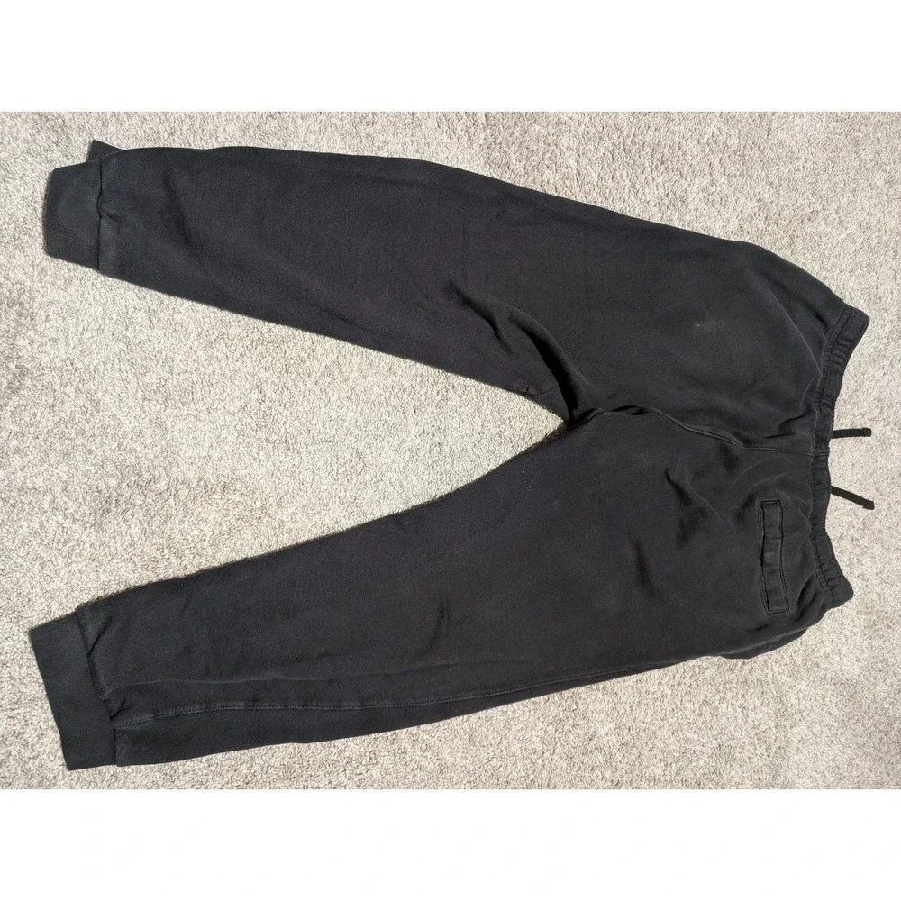 Nike Joggers‎ Mens Medium Black Fleece Sweatpants Relaxed Fit Drawstring Sporty